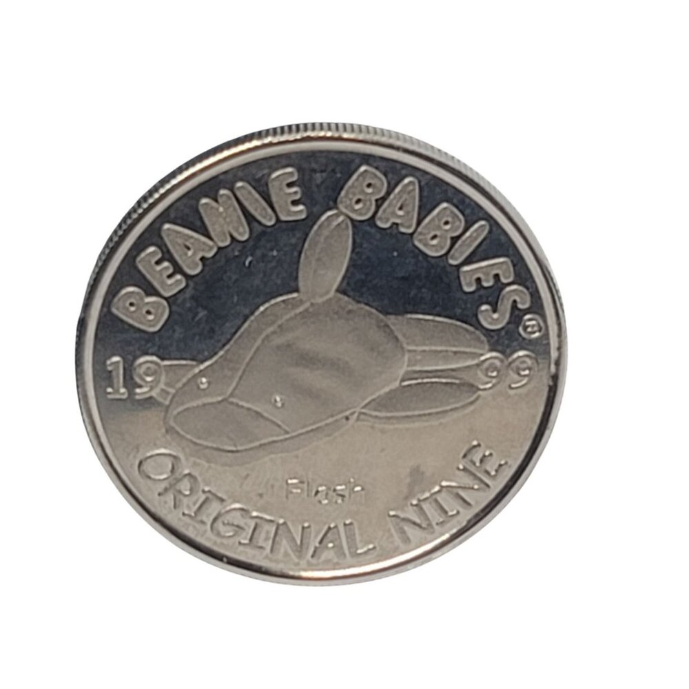 Beanie Babies Original Nine 1999 Flash Official Club Collector Coin
